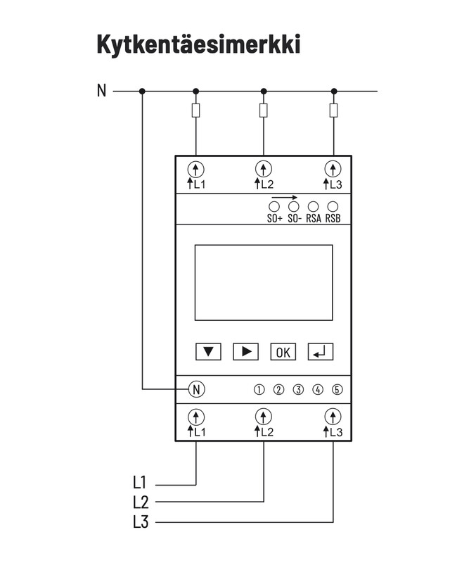 eltako Energiemätare 16 3-v 3x100a mid direkt