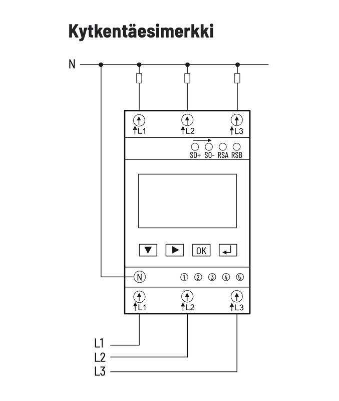eltako Energiemätare 16 3-v 3x100a direkt