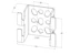 meka Wall bracket mesh tray meka wmt wb1 xpg