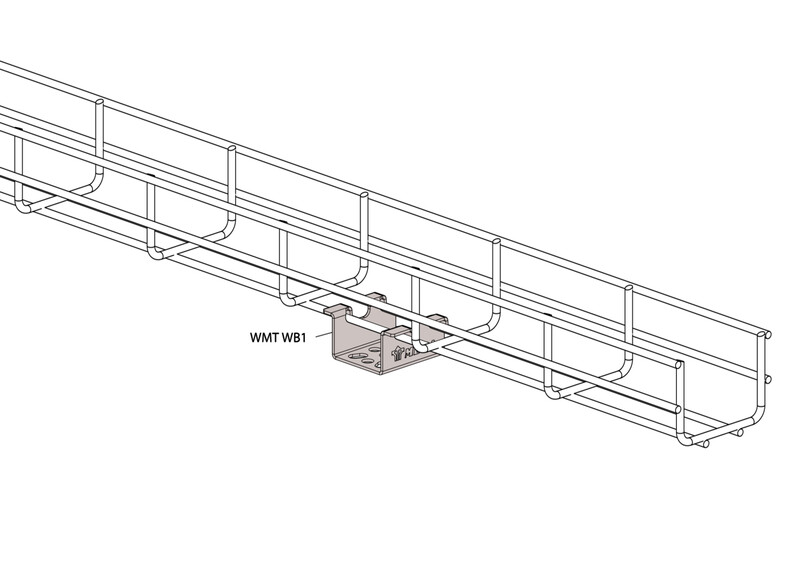 meka Wall bracket mesh tray meka wmt wb1 xpg