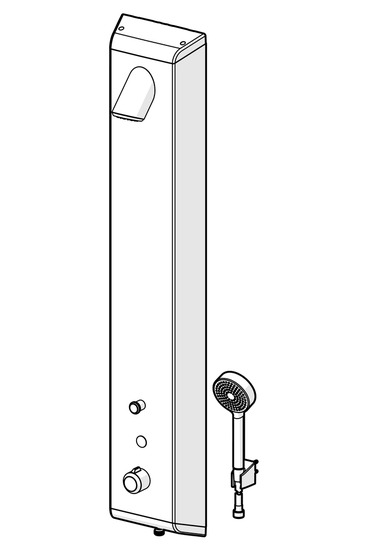 oras Shower panel oras 9672bfz electra bt