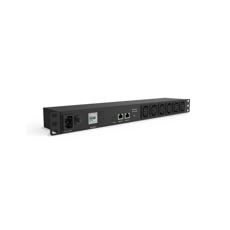 PISTORASIAPANEELI ETÄHALLITTAVA PDU 1U 6×IEC‑C13
