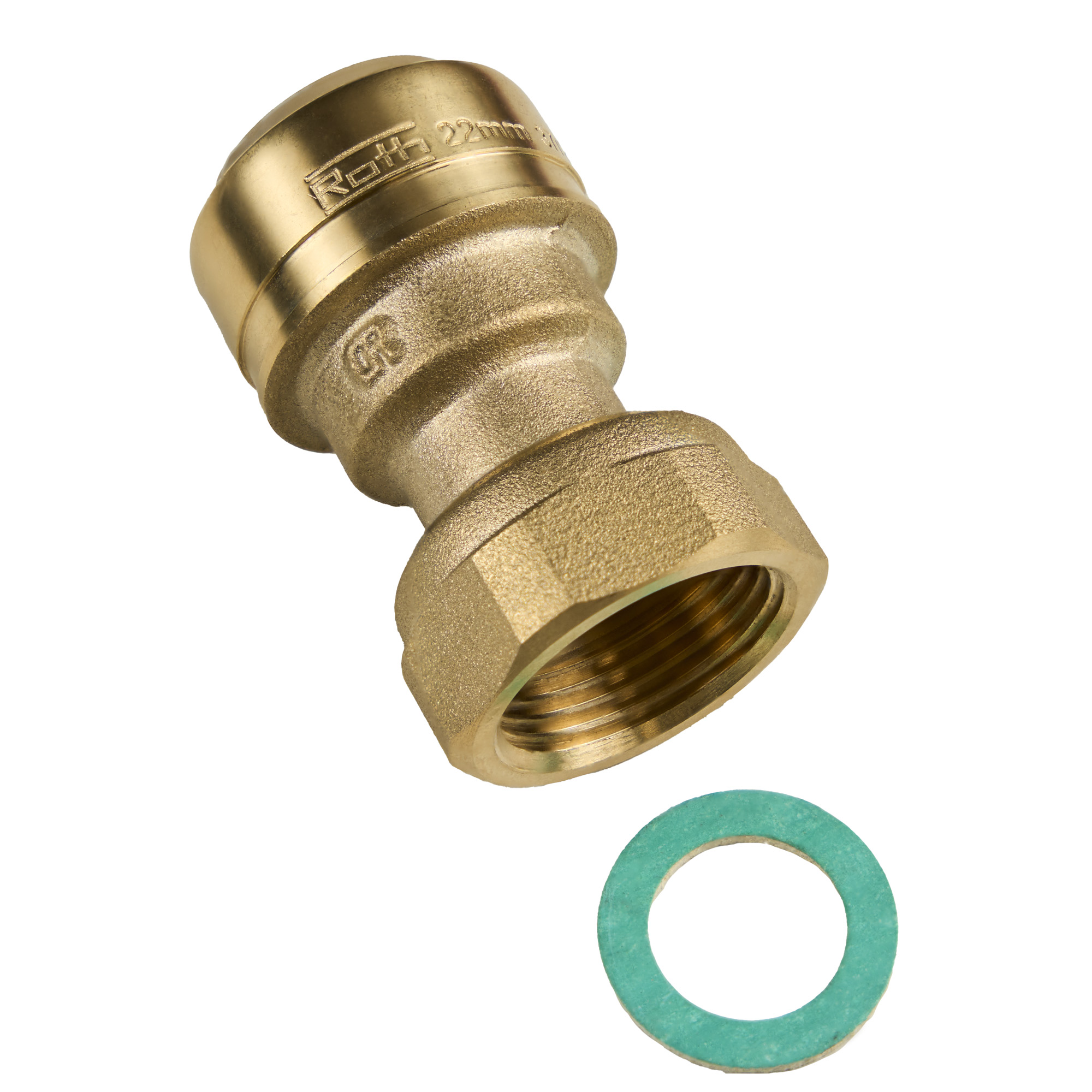 STRAIGHT COUPLING ROTH 22x3/4 FOR WATER METER QP