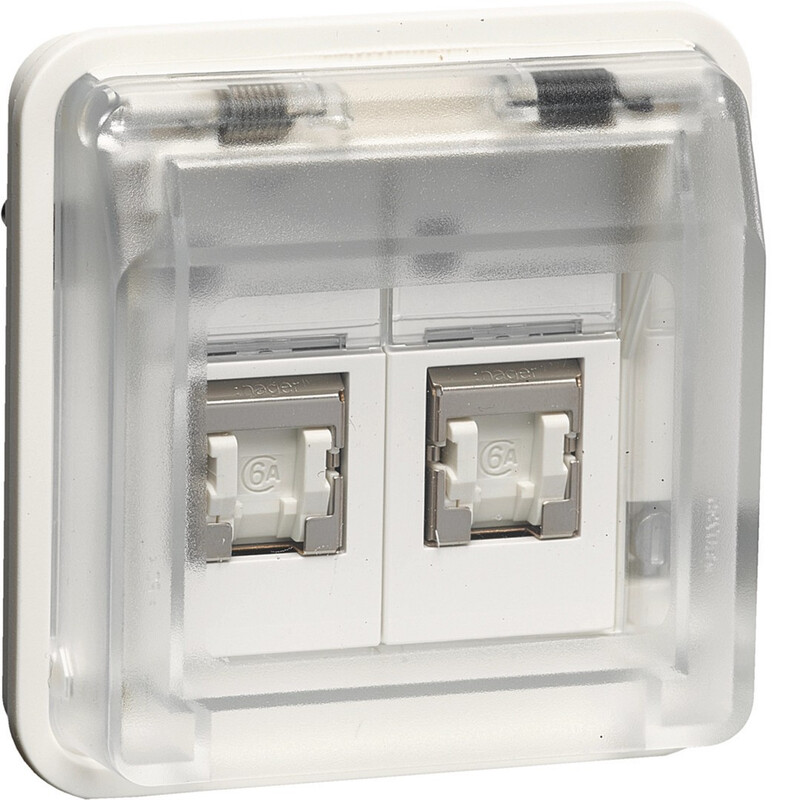 TELERASIA W.1 2XRJ45 CAT6A STP IP55 VAL