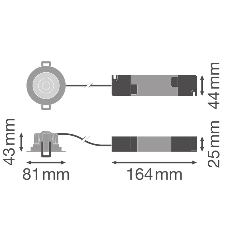 ledvance Alasvalo spot adjust sp adj ip20 8w/940 da va