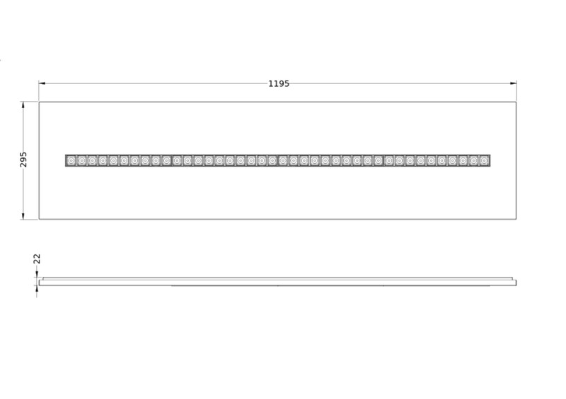 ledvance Modular luminaire indiviled pl indv 1200 38w 930 zigbee wt