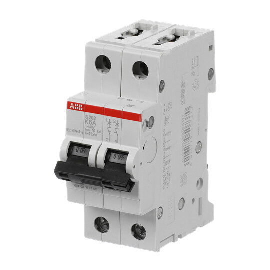 abb Circuit breaker s202-k6