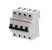 abb Circuit breaker s200 s204-b16, 4p b 16a