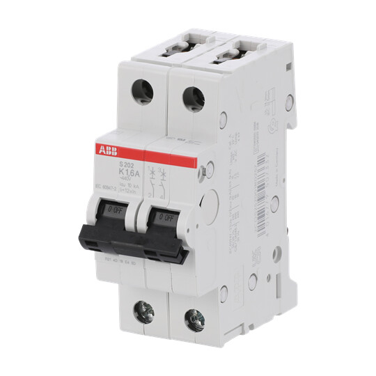 abb Minibrytare 2-pol s202-k1,6