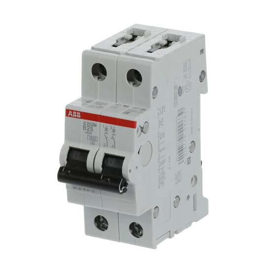 abb Minibrytare 2-pol s202m-b25