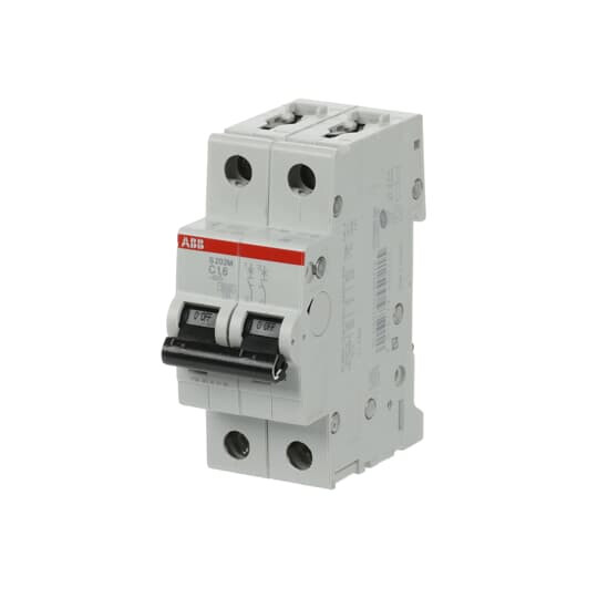 abb Minibrytare 2-pol s202m-c1,6