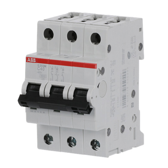 abb Minibrytare 3-pol s203m-c40