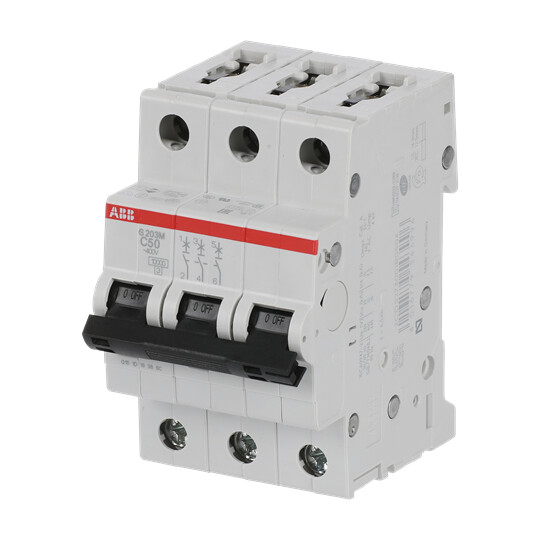 abb Minibrytare 3-pol s203m-c50
