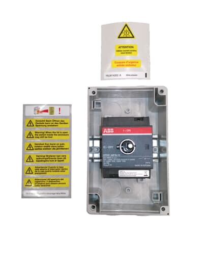 abb Load break switch 3 poles 32a 1000vdc dc-21b