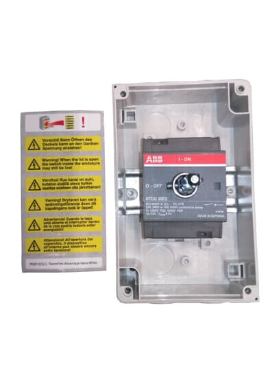 abb Kapslad brytare 25a 660v dc