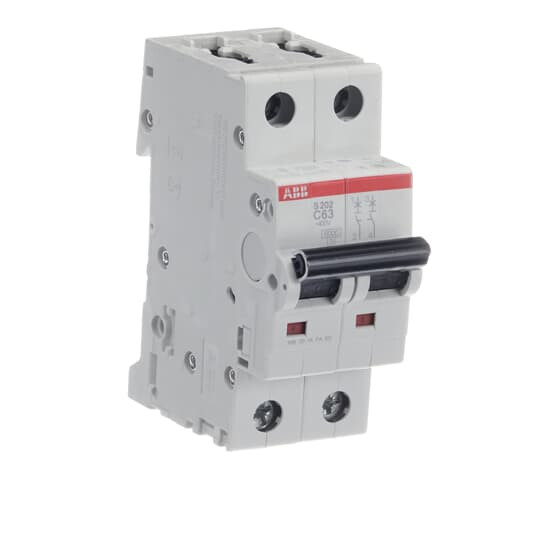 abb Minibrytare 2-pol s202-c63
