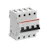 abb Circuit breaker s200 s204-b16, 4p b 16a