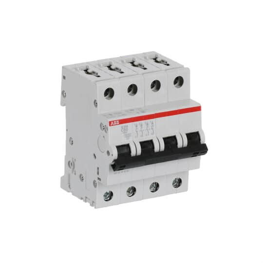 abb Circuit breaker s200 s204-c50, 4p c 50a