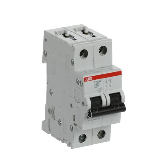 abb Minibrytare 2-pol s202m-b63