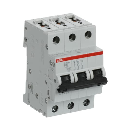 abb Minibrytare 3-pol s203m-b16