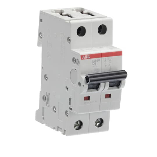 abb Minibrytare 2-pol s202m-c6