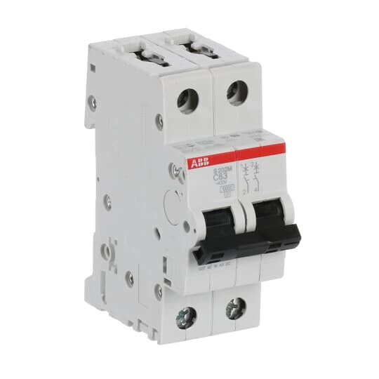 abb Minibrytare 2-pol s202m-c63