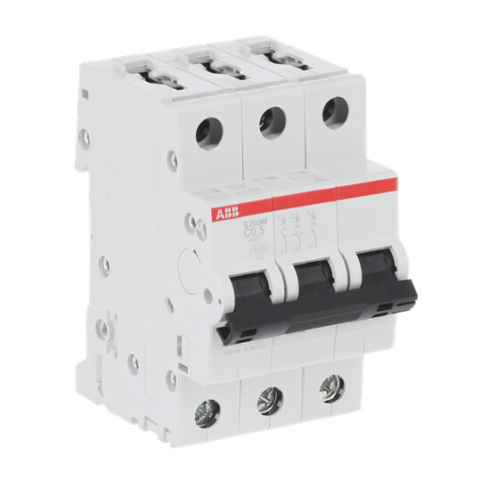 abb Minibrytare 3-pol s203m-c0,5