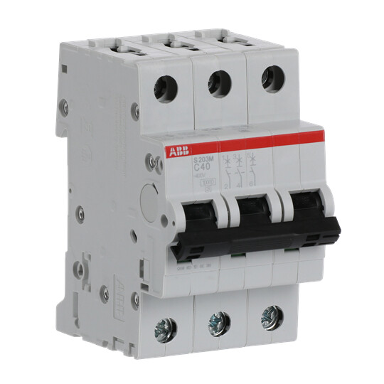 abb Minibrytare 3-pol s203m-c40