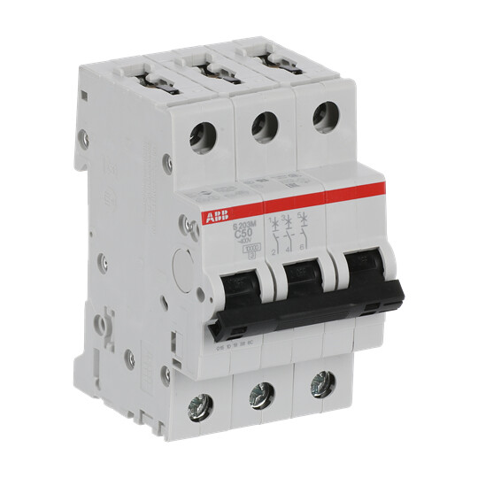 abb Minibrytare 3-pol s203m-c50