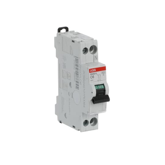 abb Miniature circuit breake sn201 2-poles 1+n b-char. 6a