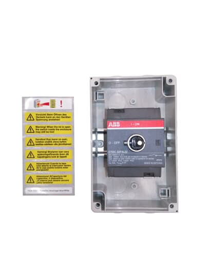 abb Turvakytkin aurinkosähkö abb 4-nap 32a 1000vdc dc-21b