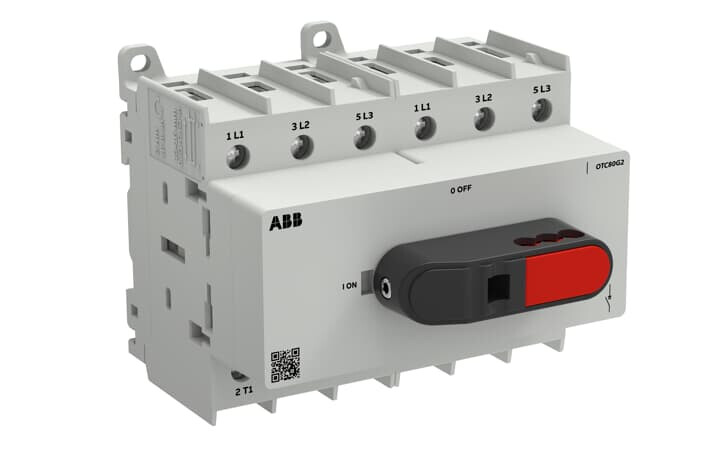 abb Brytare för lägesbyte ot plus 3-polig i-o-ii 80a 690v ac-22a