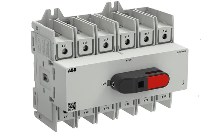 abb Vaihtokytkin ot plus 3-nap. i-o-ii 100a 690v ac-22a