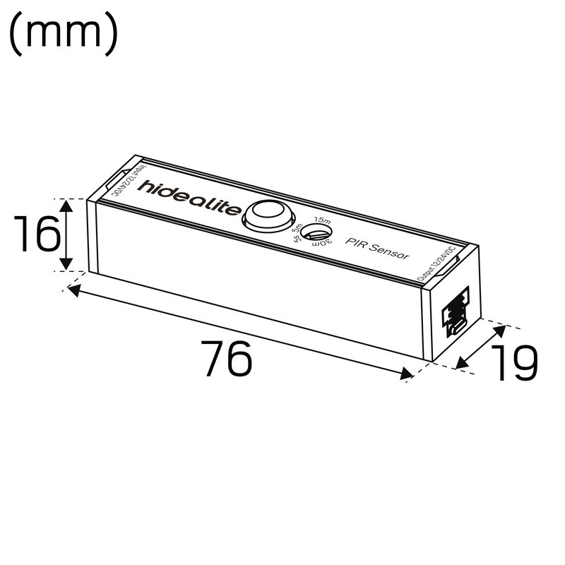 hide-a-lite Ohjaustarvike led extend g2 pir-sensori