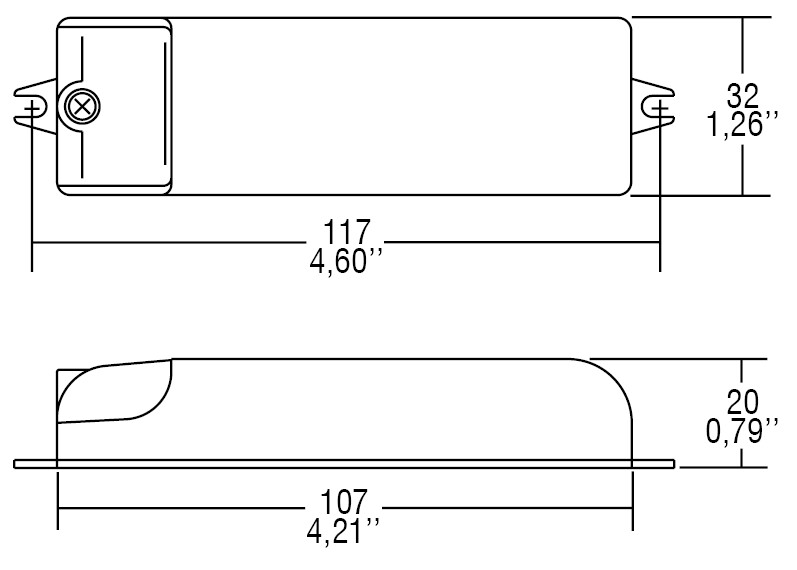 tci Electronic ballast mw 70 led