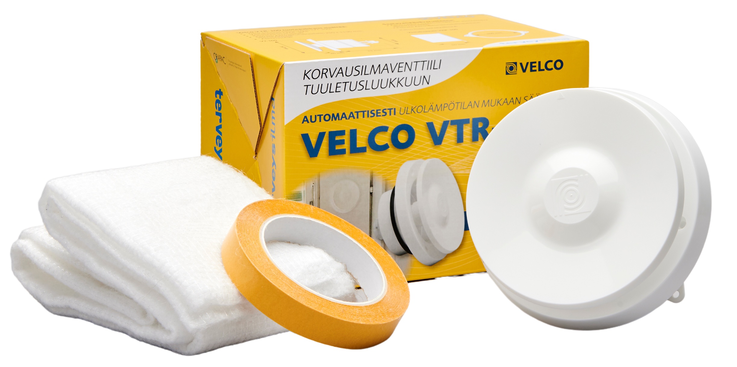 SUPPLY AIR VALVE VTR-100 WHITE