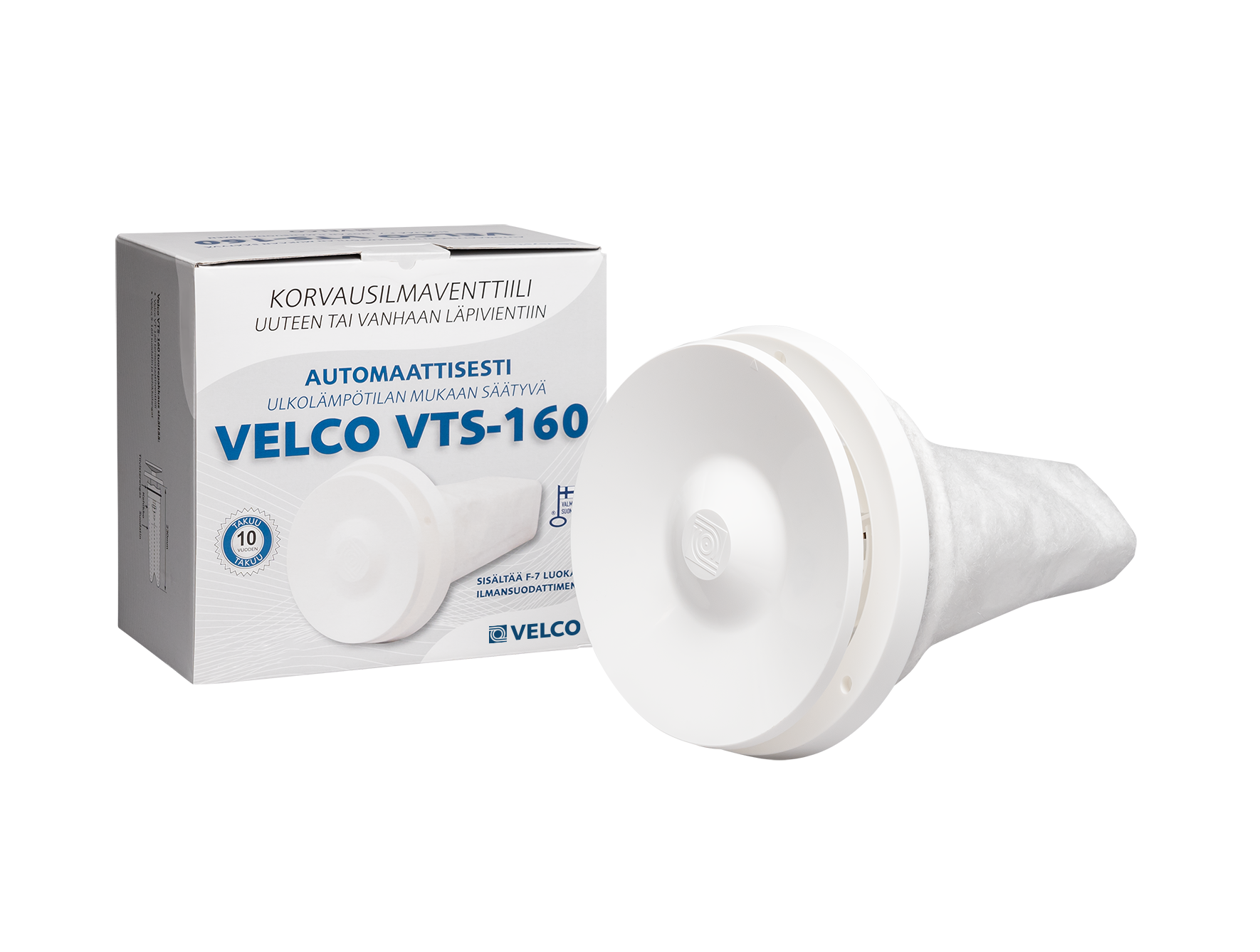 KORVAUSILMAVENTTIILI VELCO VTS-160