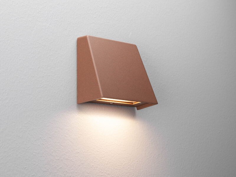 hide-a-lite Seinävalaisin ulko edge g2 ip54 400lm 5w 27/3k rust dim