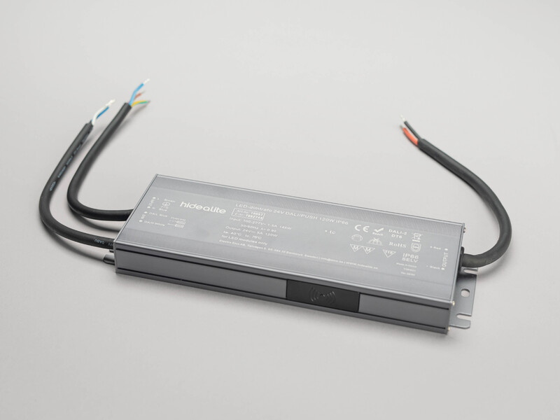 hide-a-lite Elektroniskt förkopplingsdon ip66 24v 120w dali/push