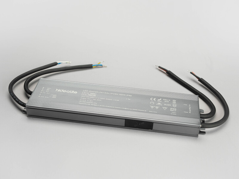 hide-a-lite Elektroniskt förkopplingsdon ip66 24v 360w dali/push