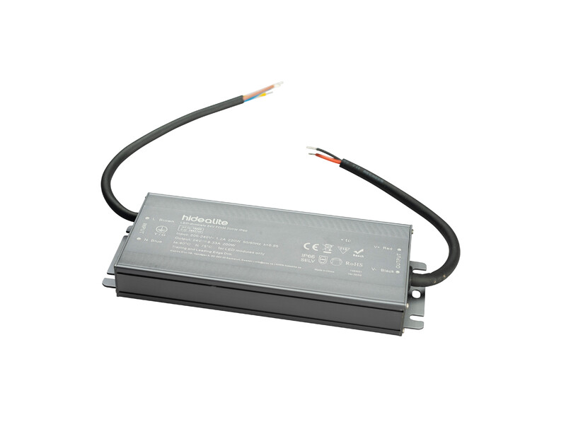 ELEKTRONISKT FÖRKOPPLINGSDON IP66 24V 200W DIM