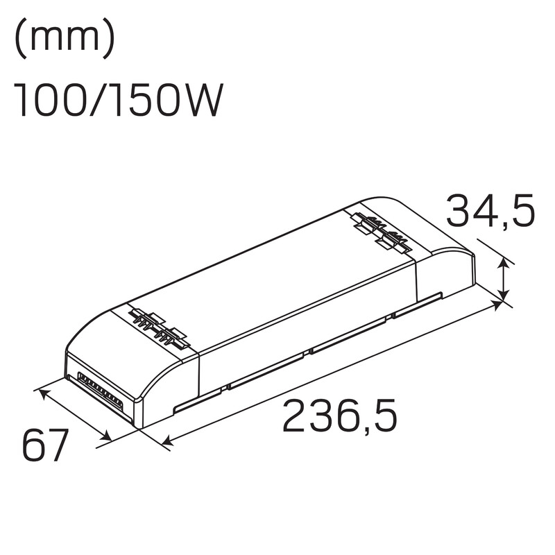 hide-a-lite Elektroniskt förkopplingsdon ip20 24v 100w casambi