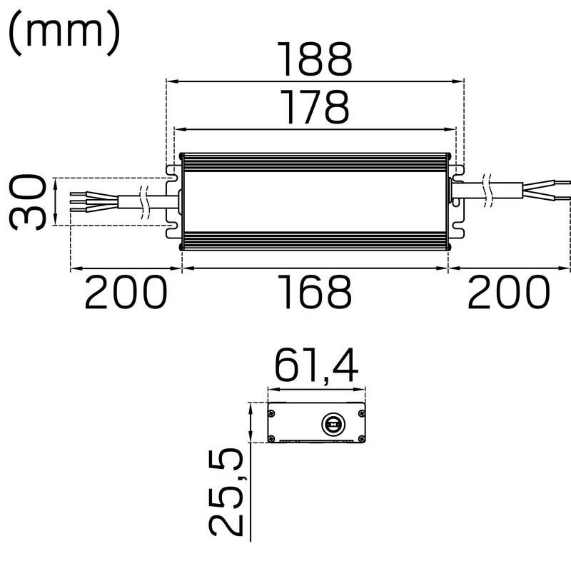 hide-a-lite Elektroniskt förkopplingsdon ip66 24v 80w dim