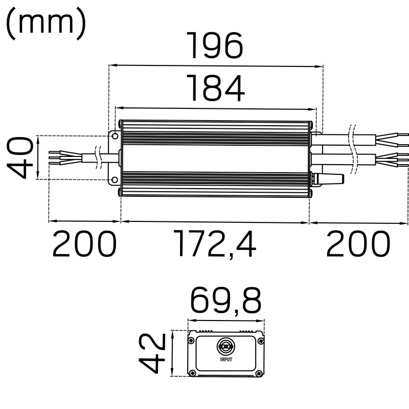 hide-a-lite Elektroniskt förkopplingsdon ip66 24v 120w casambi