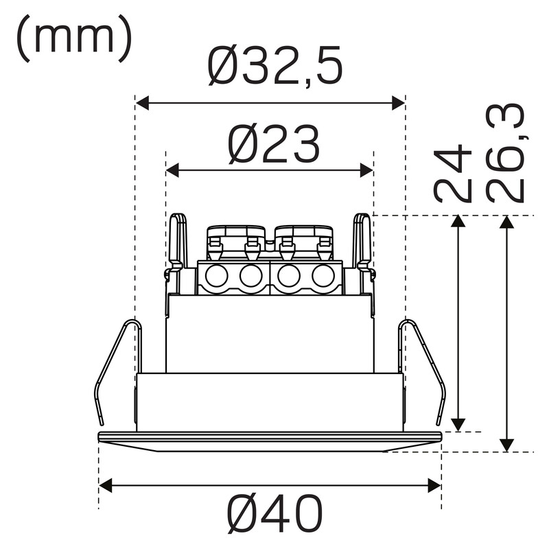 hide-a-lite Alasvalo core smart ip44 50lm 45ast 1,2w 930 bl