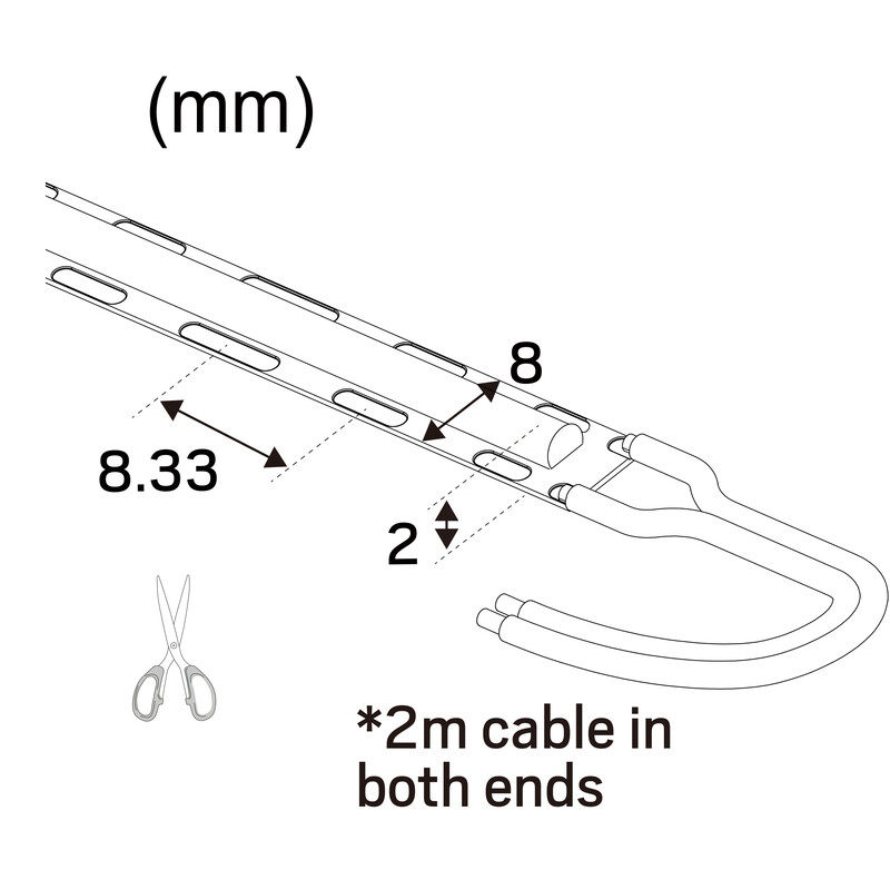 hide-a-lite Led strip ledstrip 24v line ip20 1120lm 10,3w/m 940 5m