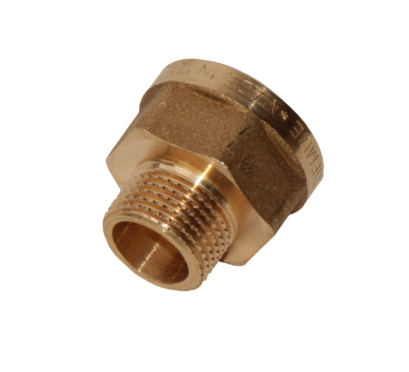 REDUCTION NIPPLE  DZR 1/2x3/4 FT/MT