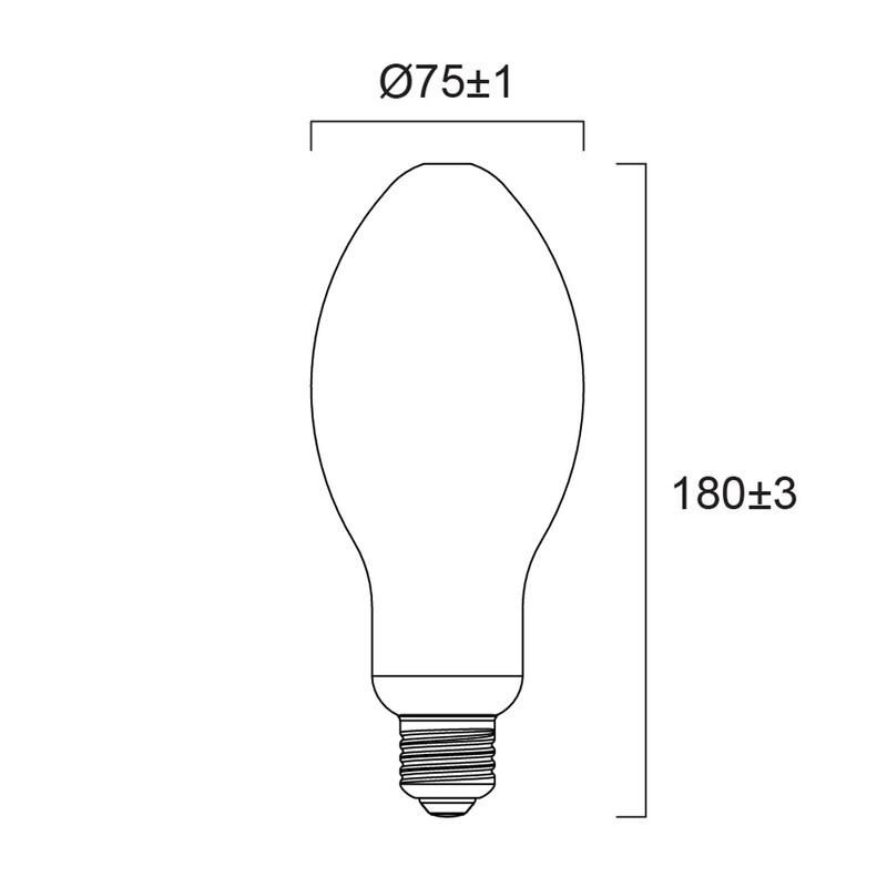 sylvania Ympärisäteilevä lamppu toledo hid/hql-e 13w/840 2000lm e27