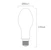 sylvania Ympärisäteilevä lamppu toledo hid/hql-e 36w/830 5500lm e40