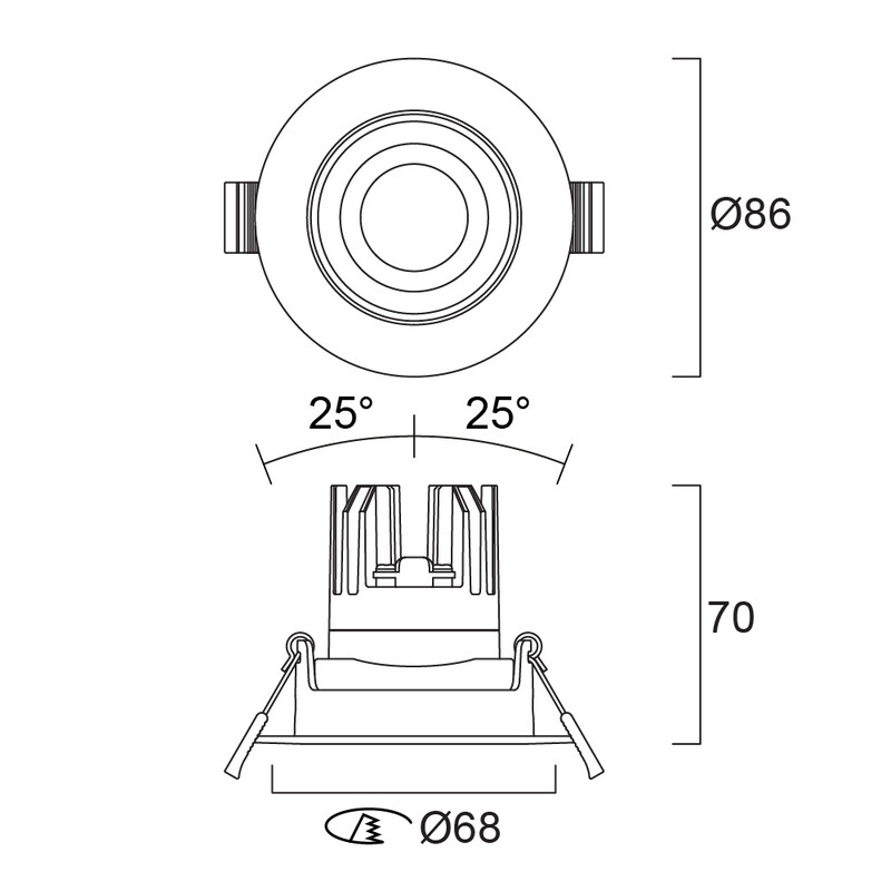 sylvania Alasvalo tucana 8,5w 825lm 927-940 da mu